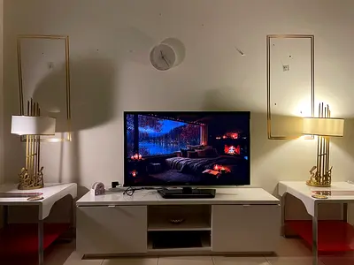 IKEA BYÅS White TV Bench