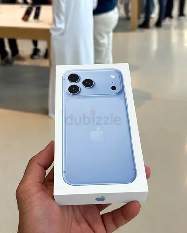 Brand new sealed Apple iPhone 18 pro Max (512) (Glacier) — Unopened box from Apple Store Dubai Mall