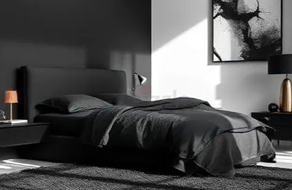 Brand new black colour queen size Bed