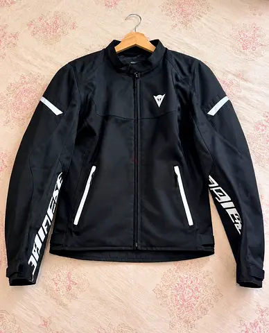 Dainese Bora Air Tex Jacket Black White