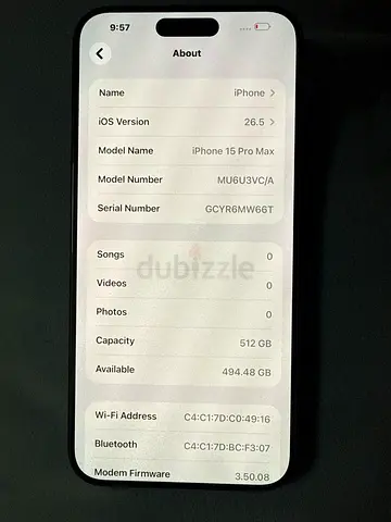 iPhone 15 Pro Max 512GB - Good Condition, Unlocked