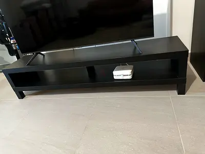 IKEA LACK TV Bench 160 cm – Black-Brown – Excellent Condition