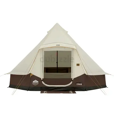 CORE Bell Tent with Built-In LED Lights 13 x 12 ft – Bell Tent for Camping & Glamping in UAE.