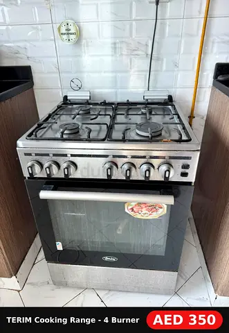 TERIM Cooking Range, 4-burner with oven (60 × 60)