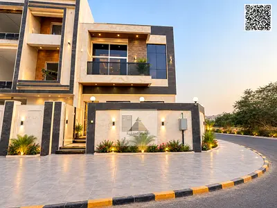 بدفعه اولي 10% فقط وقسط شهري 6000 درهم امتلك فيلا كورنر زاويه شارعين جاهزه للسكن شامل الكهرباء والمياه والمكيفات  تملك حر لجميع الجنسيات