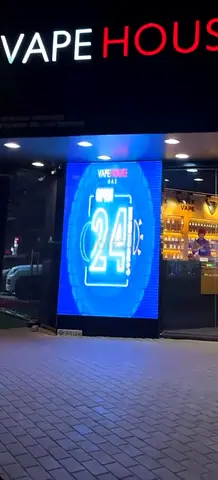 Outdoor LED Digital Signage Display - Working Commercial Screen