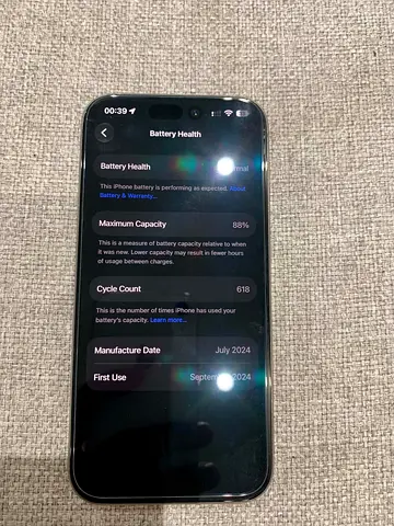 Iphone 15 pro 128GB (Titanium)