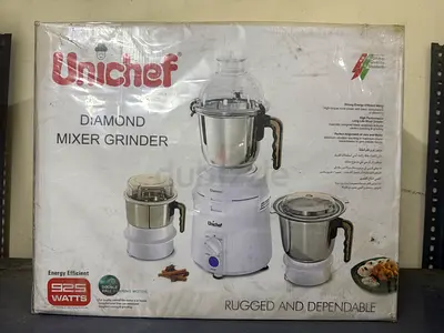 Unichef Diamond 925W Mixer Grinder – 3 Jars | Sujata Dynamix Style