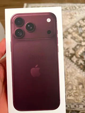 Iphone 18 pro max 256 burgundy