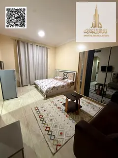 SPACIOUS FURNISH STUDIO ,AVAILABLE FOR MONTHLY RENT,ALAMERAH AJMAN.....