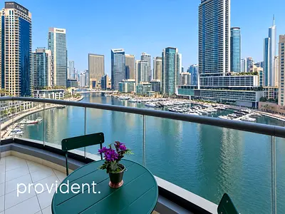 Full Canal View | Furnished 1BR | Balcony