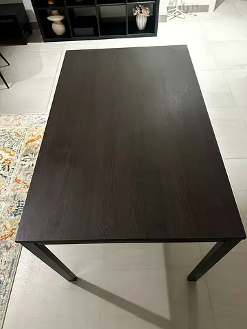 IKEA VANGSTA Extendable Dining Table 120/180 cm – Black-Brown