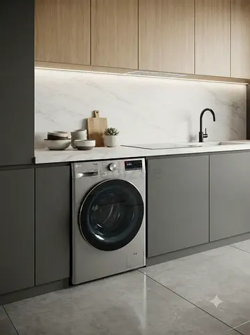 LG ThinQ 10kg/7kg Washer Dryer Combo – 2-in-1 Laundry Machine
