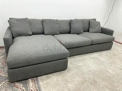 Excellent condition crate&barrel lshape sofa