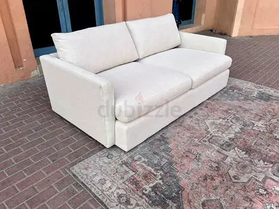 Top quality Crate&Barrel Lounge Deep feather filled Sofa