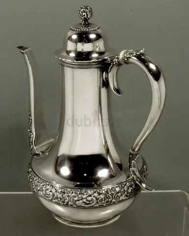 TIFFANY STERLING SILVER COFFEE POT c1895 ARABESQUE DESIGN