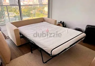 IKEA vimle Two Seater Sofa Bed Beige Excellent condition