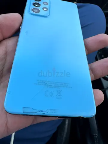 Used Samsung Galaxy (blue) with rear wear — working