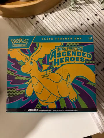 Pokémon TCG Elite Trainer Box — Ascended Heroes (sealed/like new)