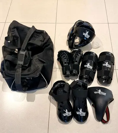 Warrior Academy complete protective gear set for Kickboxing/ Taekwando