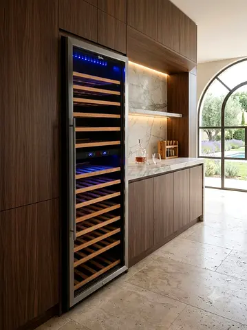 Terim Latest Model Wine Fridge – 220 Bottle Capacity, Like New Condition