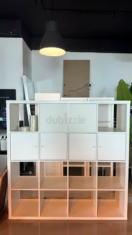KALLAX Shelving unit, white, With 6 Inserts