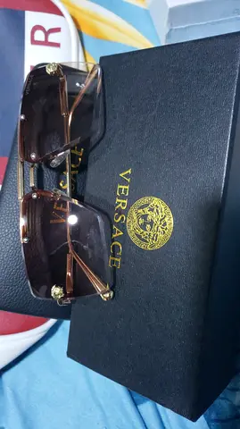 Versace Rimless Sunglasses with Medusa Logo