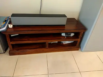Solid Wood TV Stand .