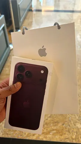Sealed iPhone 18 Pro max (Burgundy) - Brand New in Box 256 gb UAE version