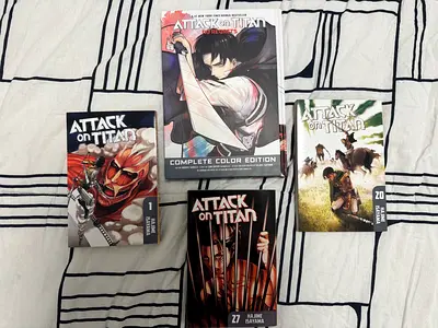attack on titan manga collection