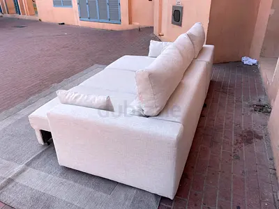 Almost brand new IKEA Eskelstuna Sofa Bed with Storage beige