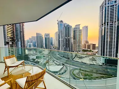 Marina & skyline views | Expansive balcony