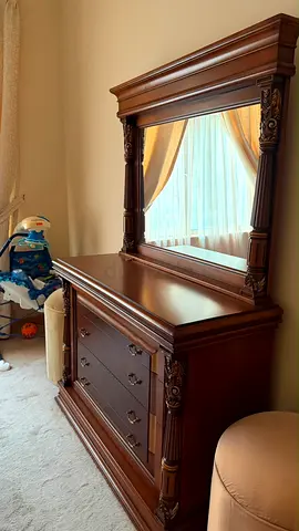 Dresser with mirror