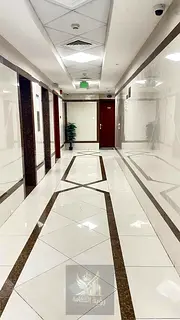 One bedroom and living room for annual rent in New Muwaileh, near Dubai and Ajman exits, direct gard