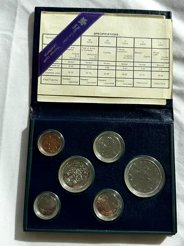 Canada Proof Set 1981 (old antique coins)