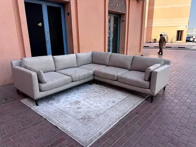 Premium Quality Pottery _ Barn Corner Shape Sofa Sets Perfect Condition