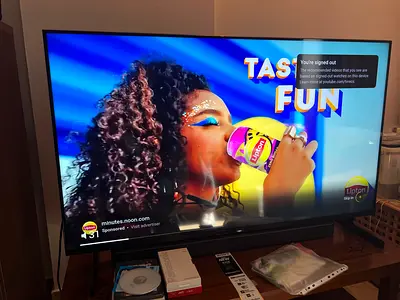 Sony 55-inch 4K Smart LED TV with Soundbar - Good Working Condition