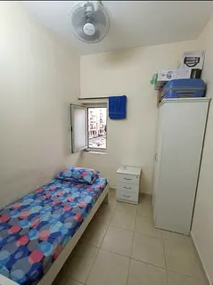 Partition for single men with window in Al nadha Sharjah border