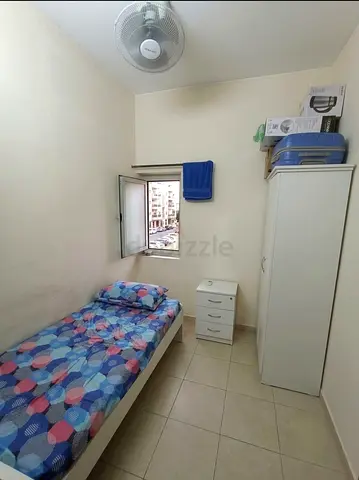 Partition for single men with window in Al nadha Sharjah border