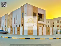 For Sale: Corner villa (facing two streets) in the Al Amerah area, Ajman. Features a modern design a