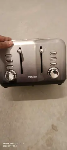 FIMEI 4-Slice Stainless Steel Toaster - Good Condition