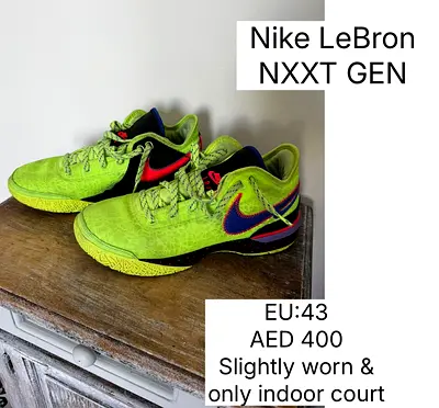 Nike LeBron NXXT GEN Basketball Shoes EU 43 - Indoor Use, Slightly Worn