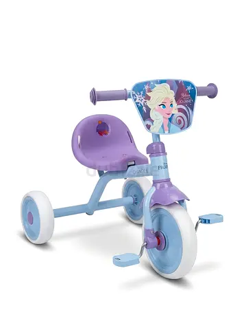 Frozen-themed purple tricycle for toddlers