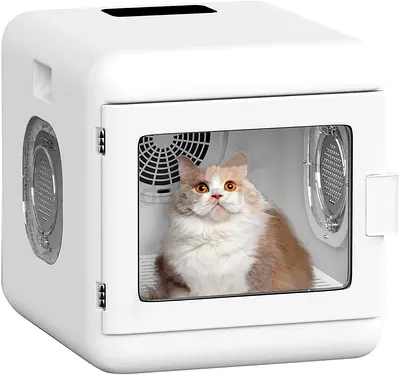 Kitplus Pet Hair Cw-026-A Dryer Box, Ultra Quiet Blow Dryer 6L Capacity for Cats and Small Dogs, Pro