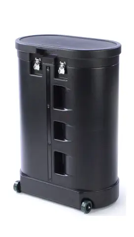 Genuine Displays2go oval hard-shell case