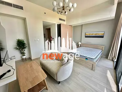استوديو مفروش | عزيزي ريفييرا 30 | الشرفة وإطلالات على المدينة/المارينا