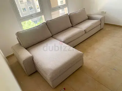4/Seater IKEA KIVIK L SHAPE SOFA BEIGE