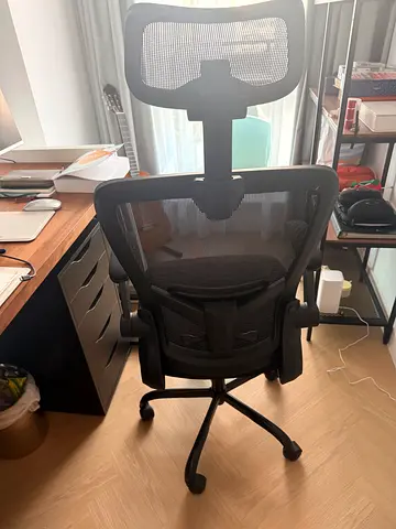 Ergonomic Mesh Office Chair with Headrest - Good Condition
