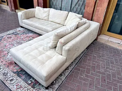 Natuzzi L Shape sofa