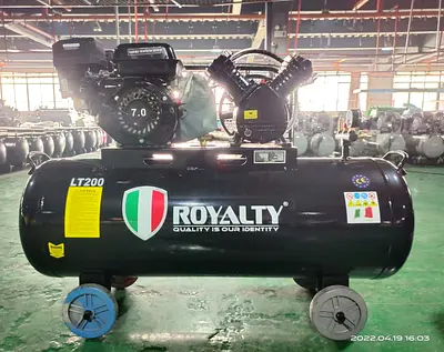 Royalty LT200 Air Compressor — 7.0HP, 200L Tank, Industrial Grade
